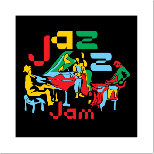 Jazz Trio Modern Style Posters and Art